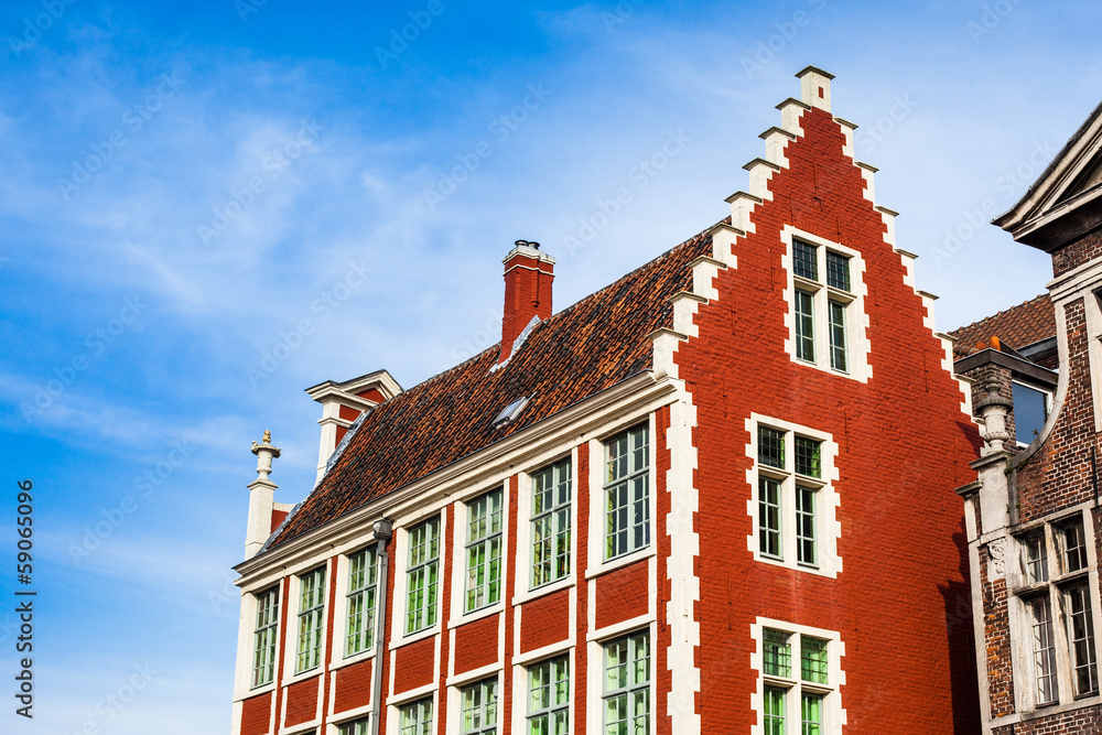 Fototapeta premium Belgian house