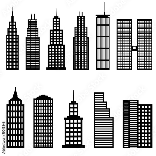 Tall buildings and skyscrapers