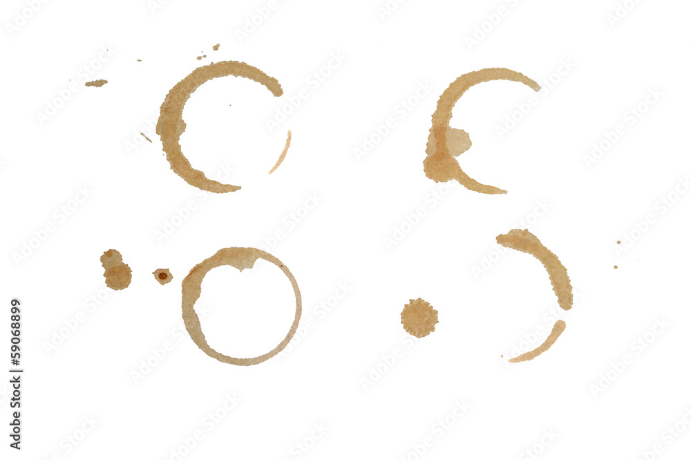 Coffee cup stains Coffee cup stains