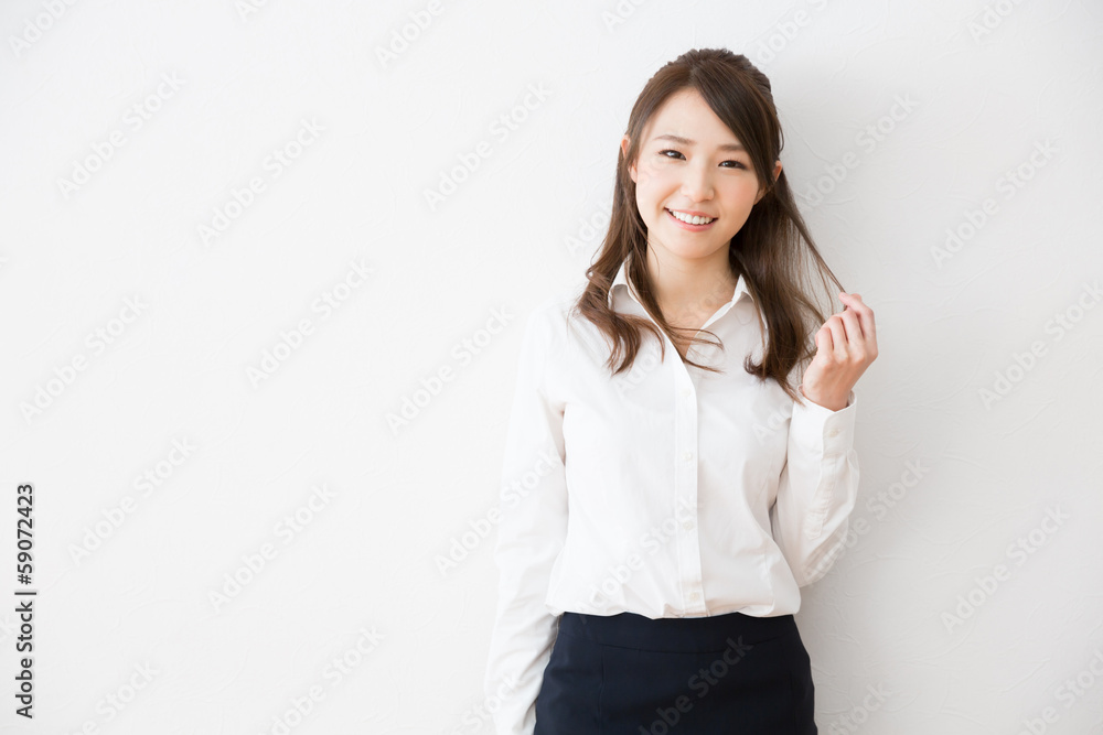 笑顔の女性 ビジネス 笑顔の女性 ビジネス
