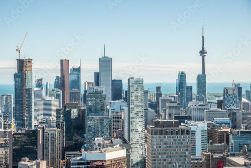 Scenic view of downtown Toronto