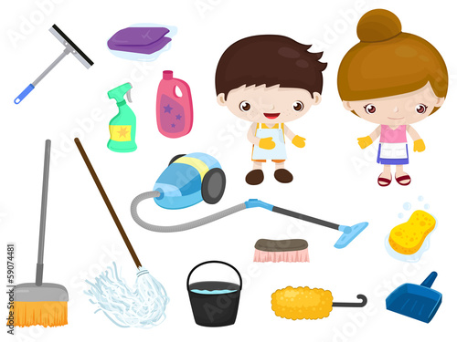 Cleaning tools - kids set