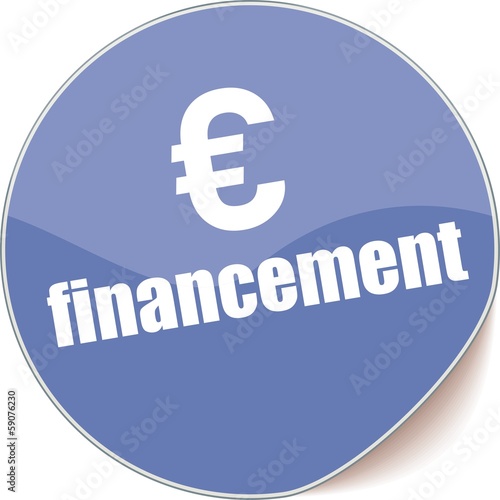 étiquette financement