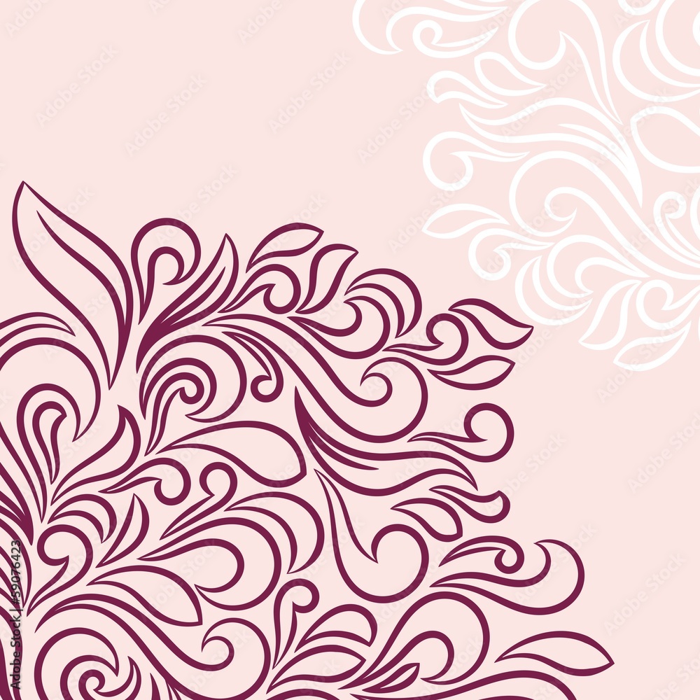 Ornamental invitation card. Vector background. Ornamental invitation card. Vector background.