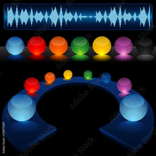 Glass Audio Background