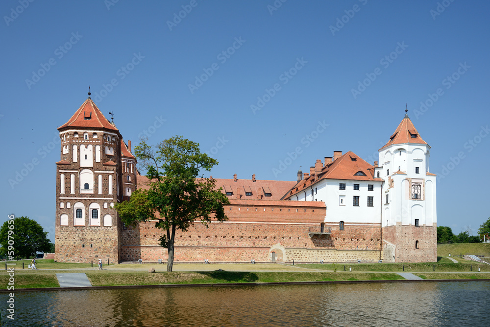 Mir castle, Grodno region, Belarus