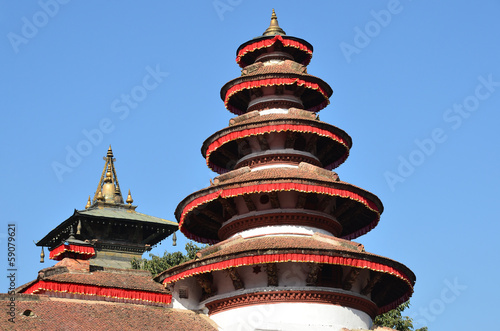 Непал, Катманду, крыши королевского дворца Хануман Дхока