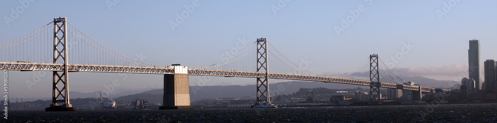 Bay Bridge, San Francisco and Oakland