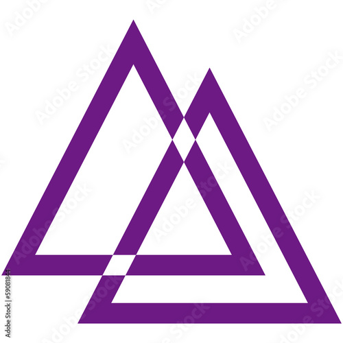 Cool Hipster Triangle Design