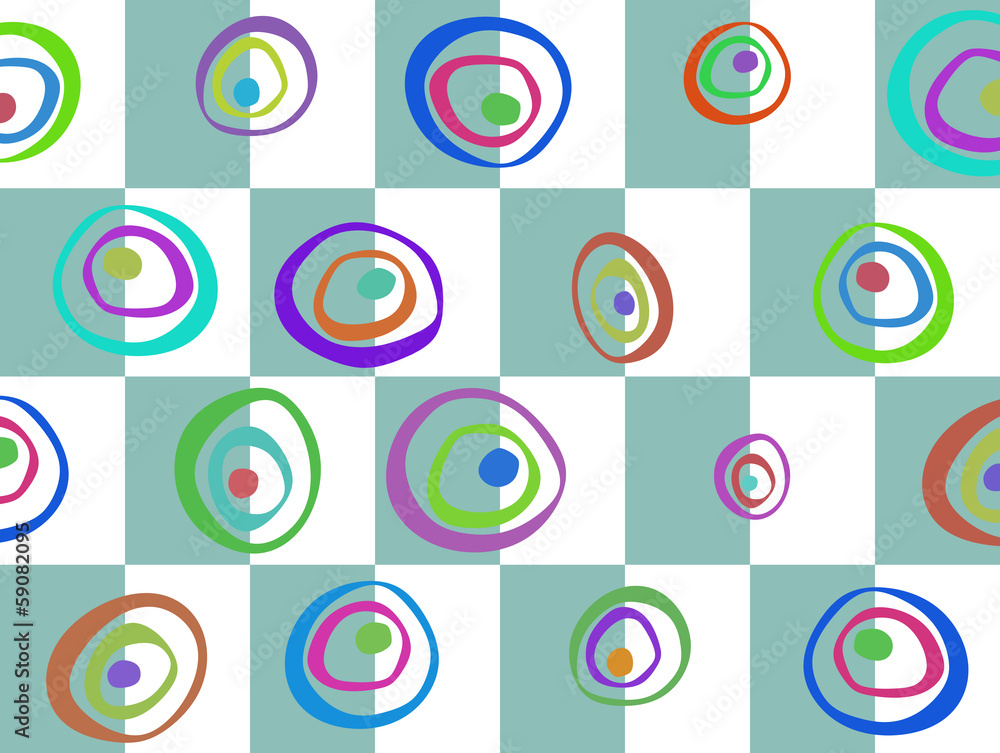Colored abstract pattern of elements background Colored abstract pattern of elements background