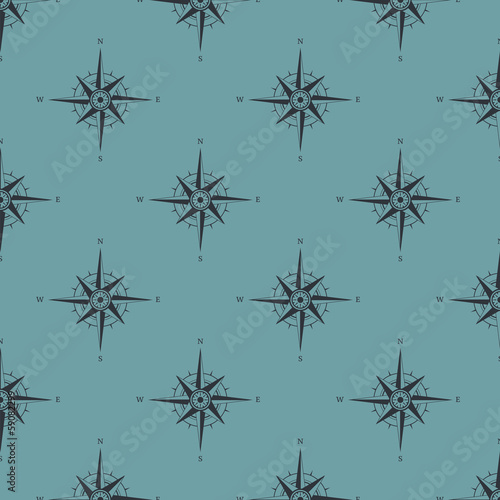 Travel seamless pattern