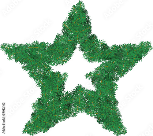 Etoile couronne noel sapin