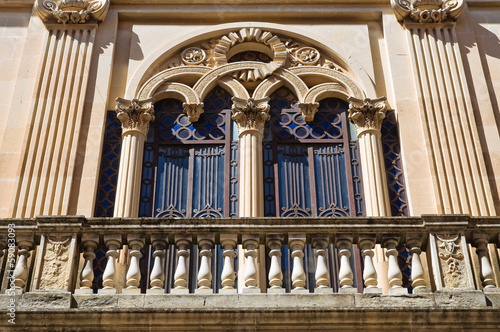 Alberti palace. Presicce. Puglia. Italy.