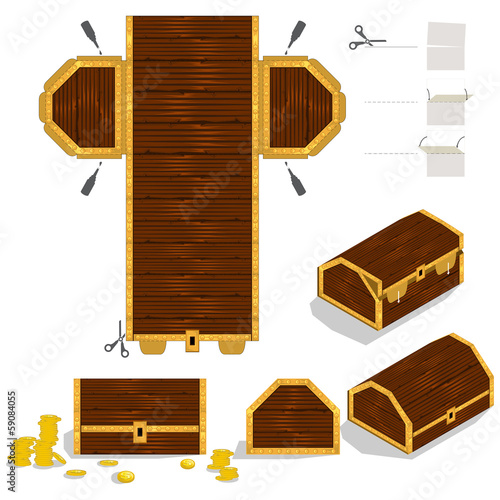 Treasure Chest Packaging Box Design