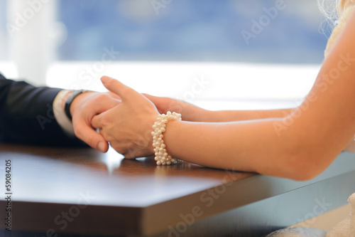 Bracelet on Bride s Hand