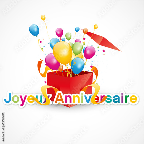 carte d'anniversaire