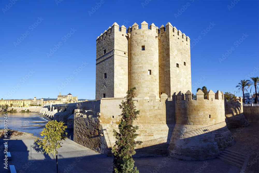 Calahorra Tower on the Roman Bridge in Cordoba