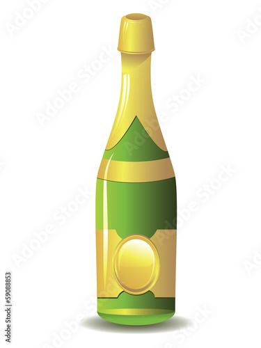 Champagne bottle