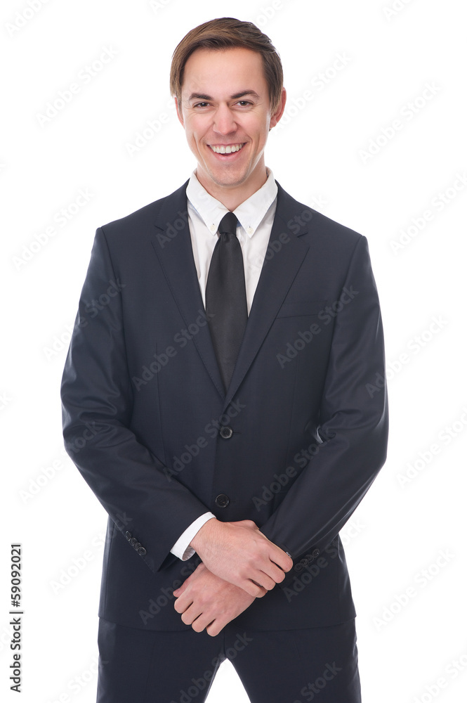Close up portrait of a smiling businessman Close up portrait of a smiling businessman