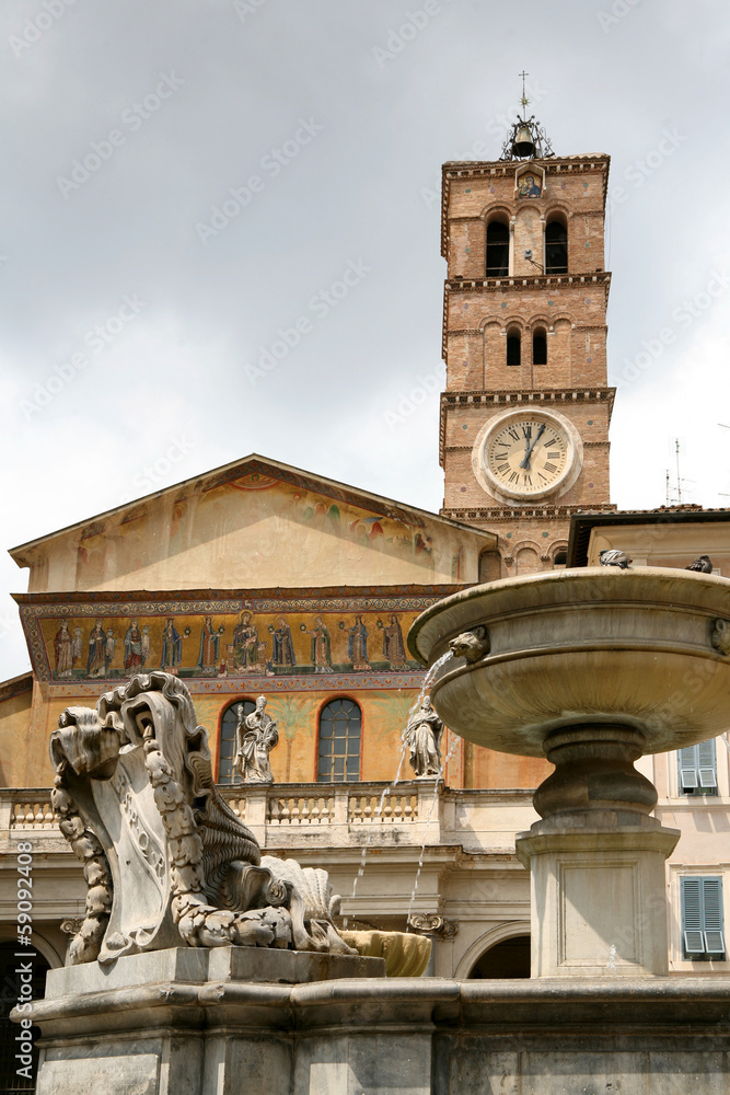Fototapeta premium roma trastevere