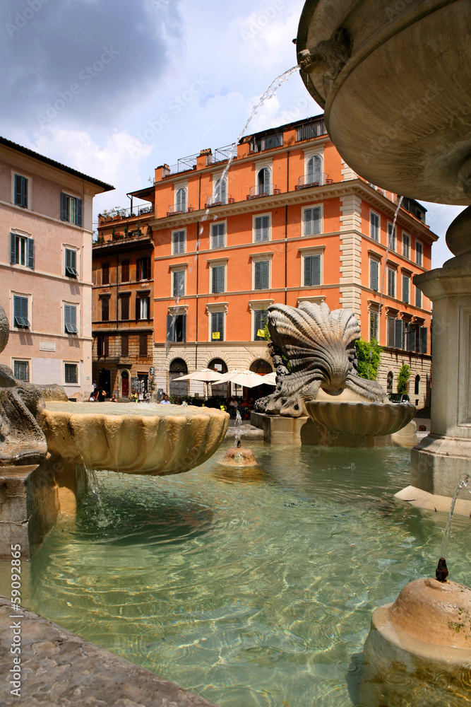 Naklejka premium roma trastevere