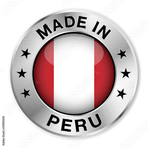 Made In Peru Silver Badge