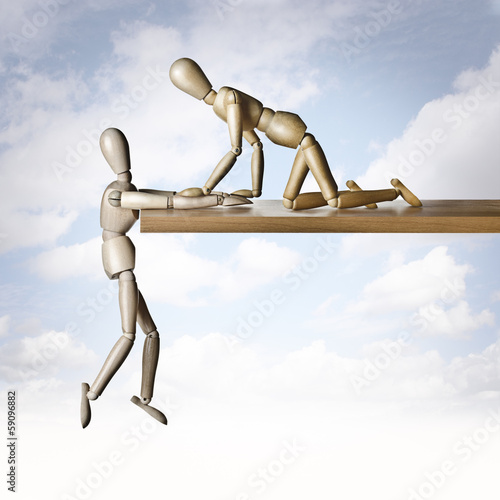 Hanging on for dear life