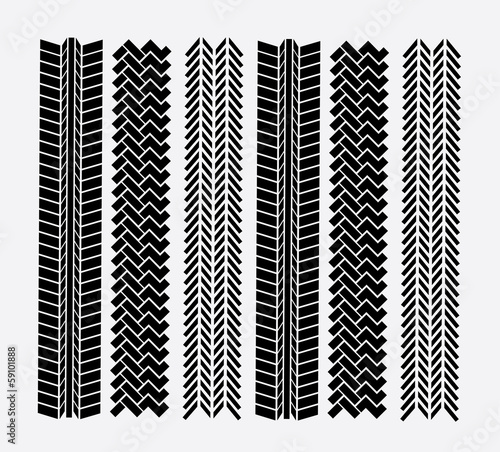 tire tracks