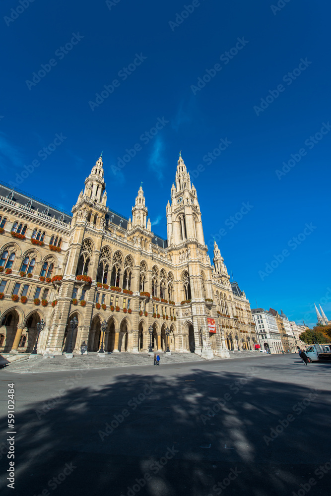 The City Hall of Vienna, Austria