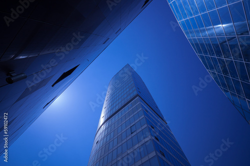 Modern office buildings
