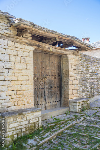 Greece Ioannina, traditional view of clasical stone made houses photo