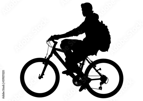 Man on bike