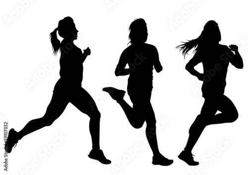 Running woman