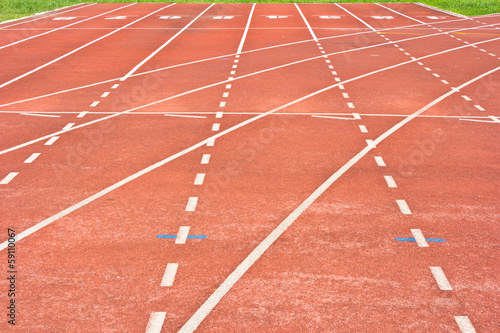 start running track rubber standard red color