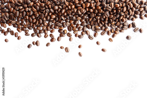 coffee beans at border