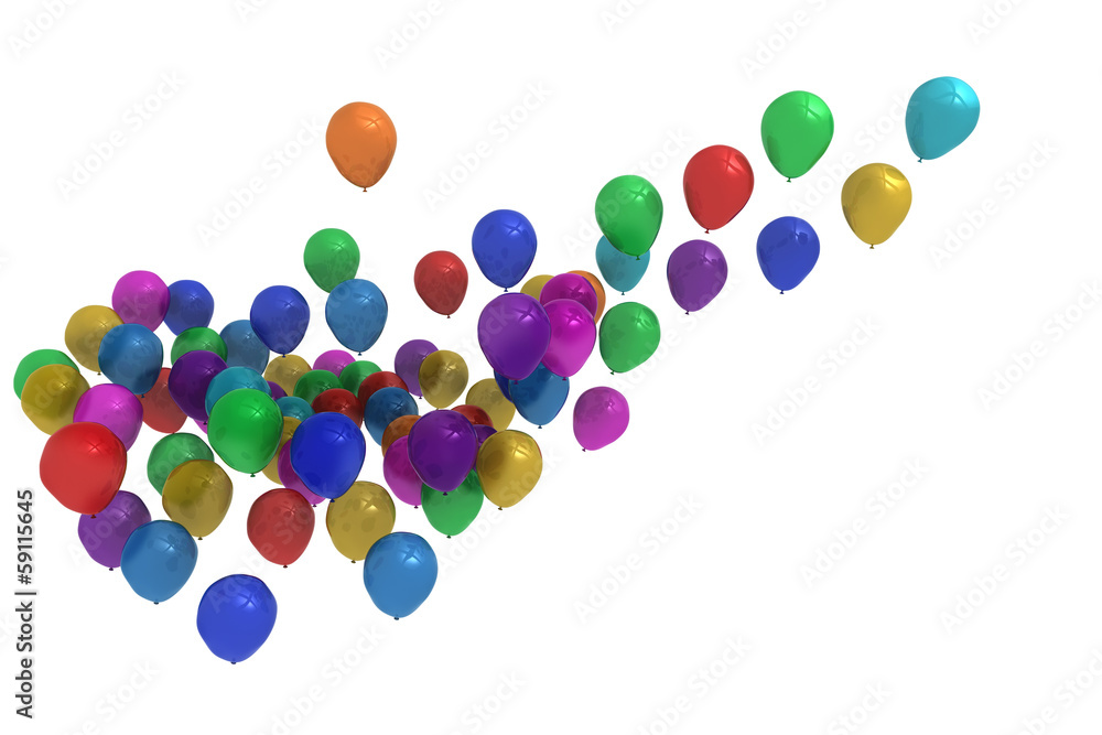 Colourful balloons Colourful balloons
