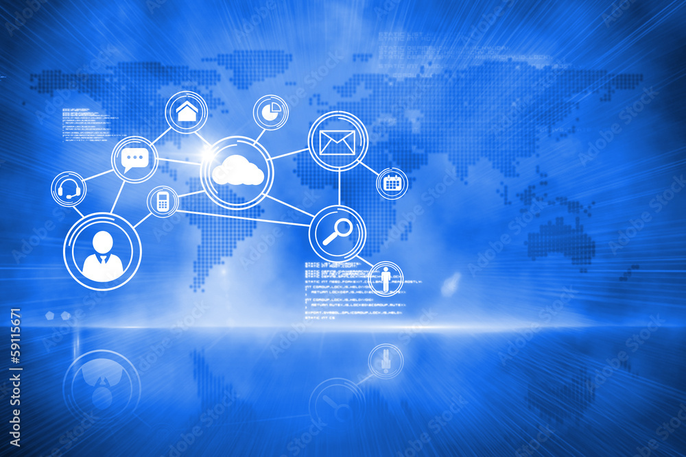 Futuristic technology interface