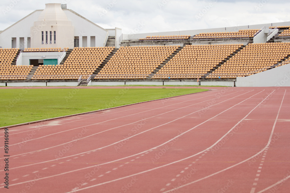 Fototapeta premium run race in stadium
