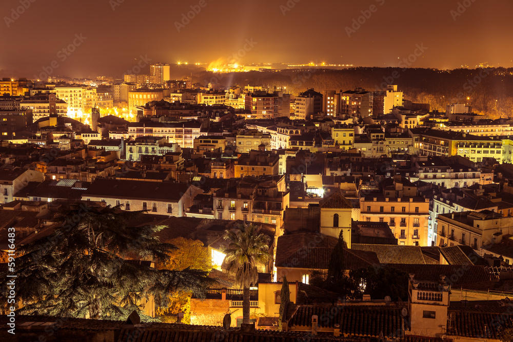 Girona at night