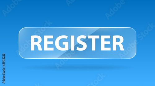 vector glass button register