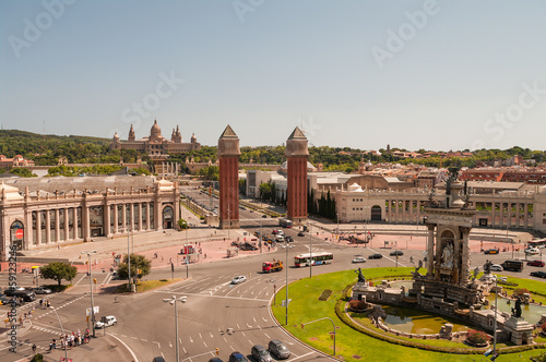 Photography Monument at Placa d'Espanya, Barcelona, Spain