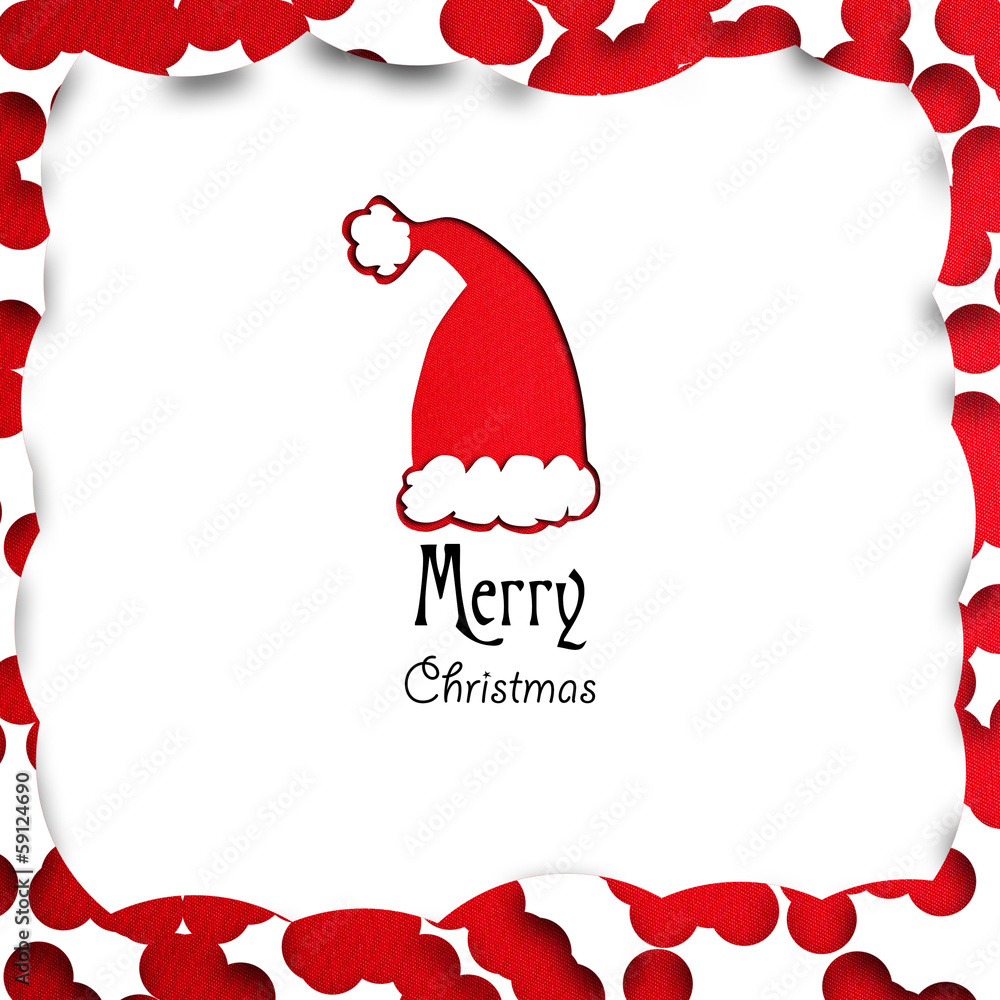Christmas decoration on white baground with sign Christmas decoration on white baground with sign