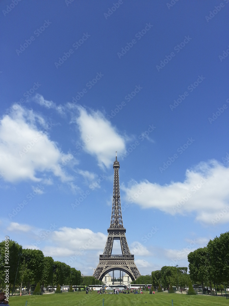 Fototapeta premium Eiffelturm, Paris, Frankreich