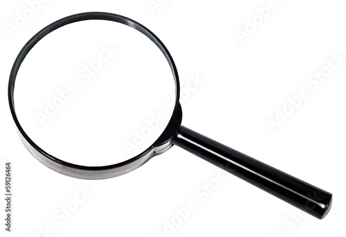 magnifier on an isolated