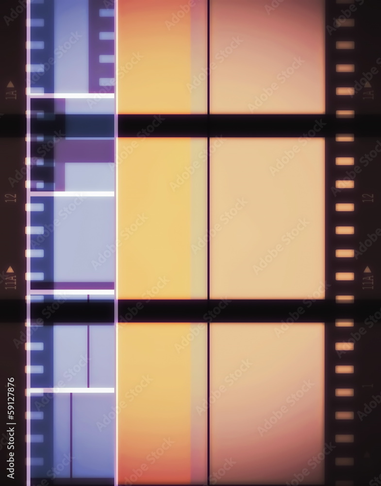 color film strip background