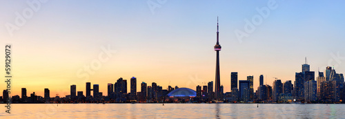 Toronto silhouette panorama © rabbit75_fot