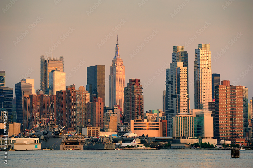 Obraz premium Manhattan dusk