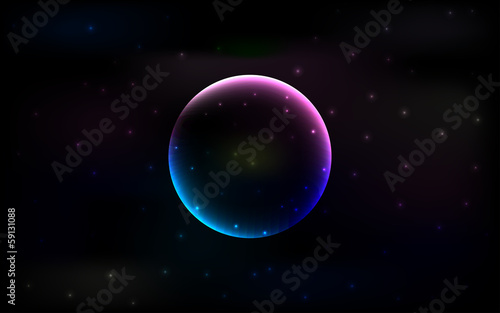 Space-vector illustration EPS10