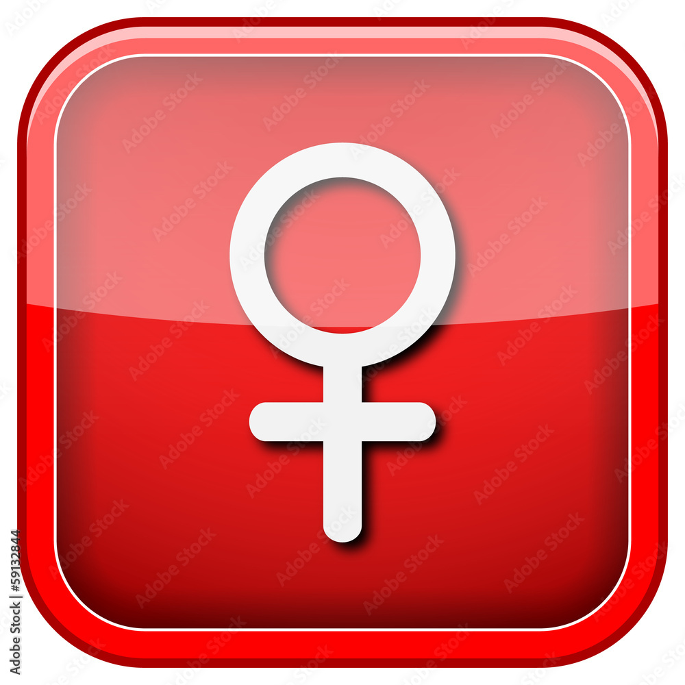 Fototapeta premium Female sign icon