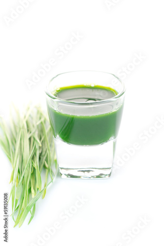 Wheat grass juice